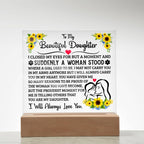 To My Daughter – Acrylic Square