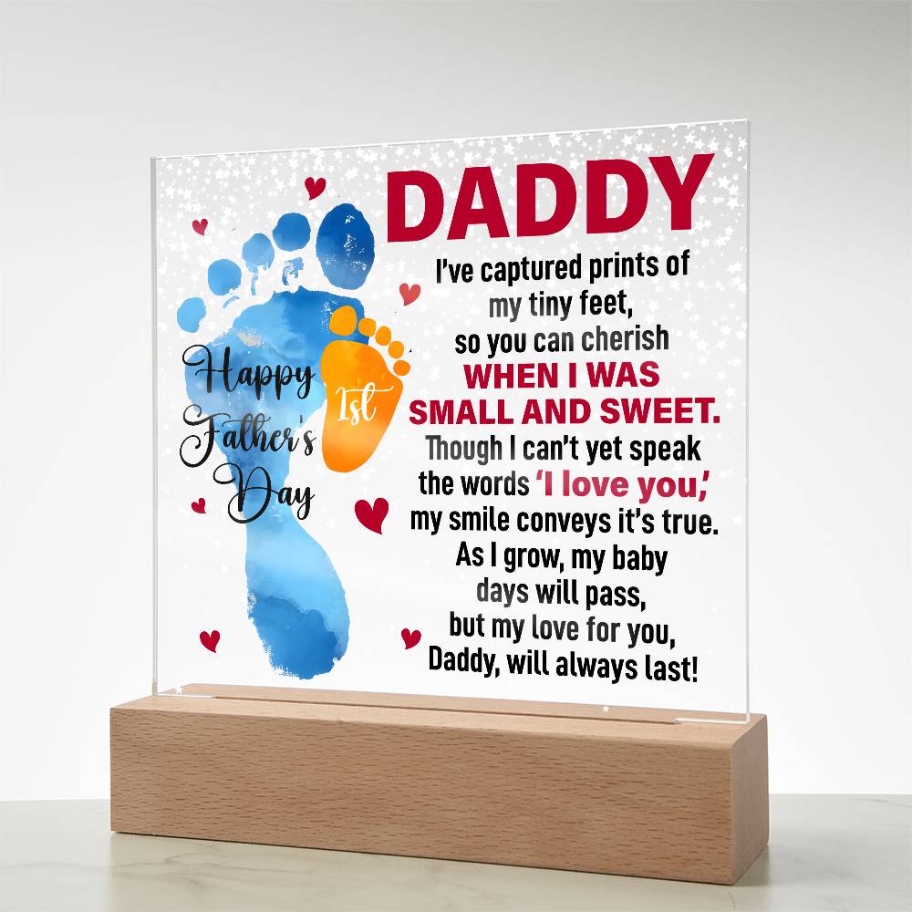 When I Was Small and Sweet – Acrylic Square
