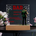 Thank You Dad – Acrylic Square