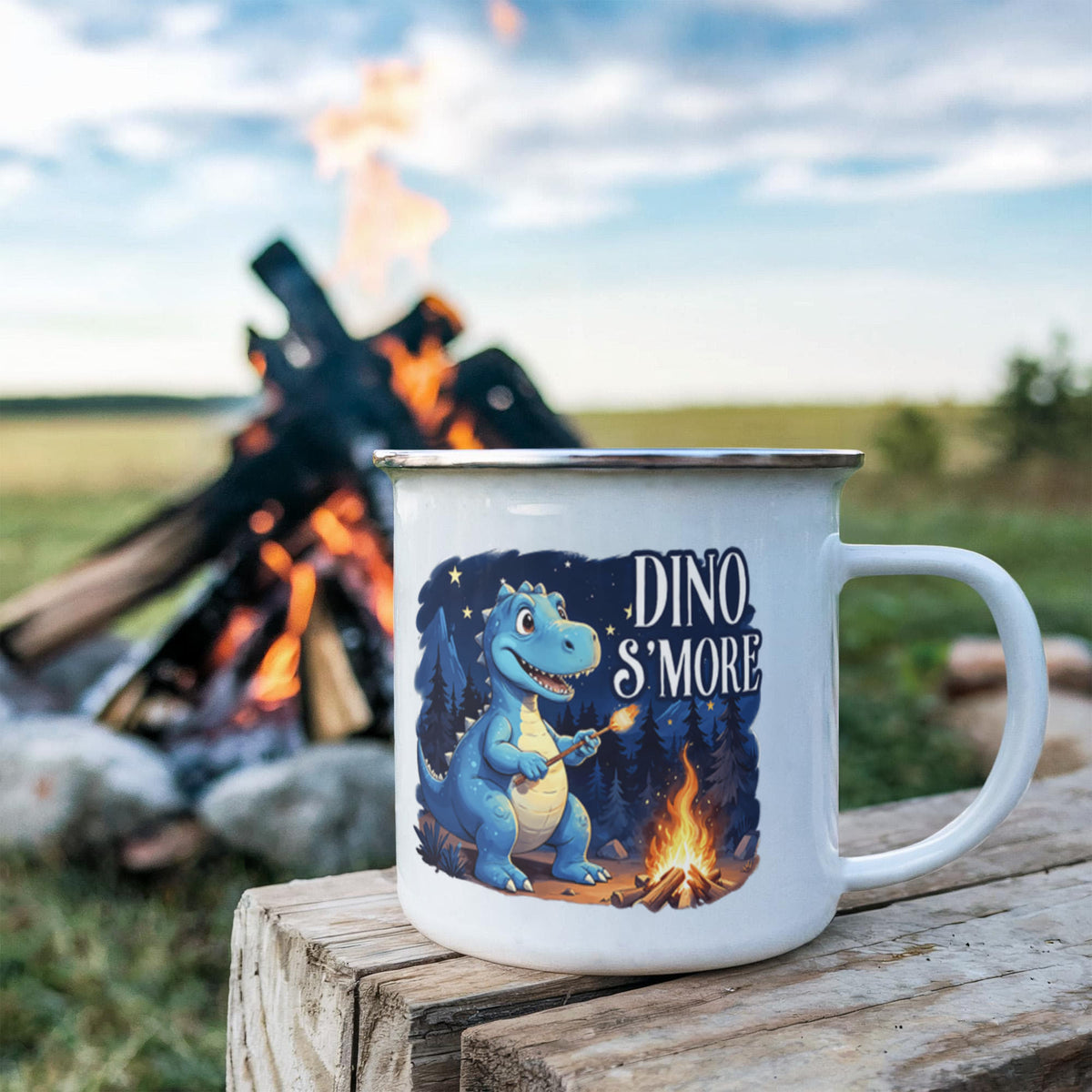 Dino Smores – Camping Mug