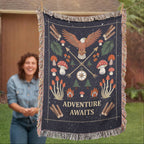 Adventure Awaits – Woven Blanket