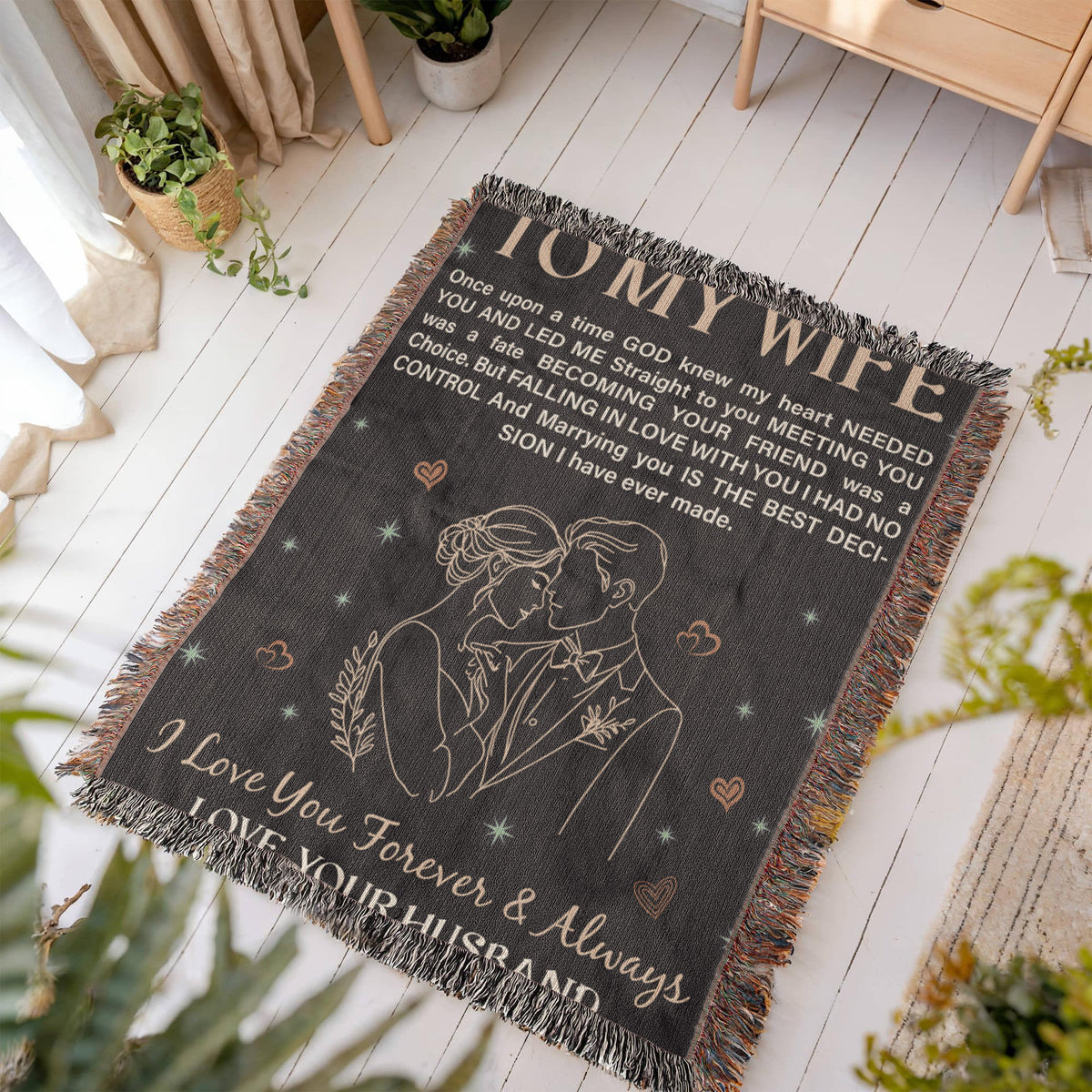 To My Wife – Heirloom Blanket