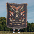 Adventure Awaits – Woven Blanket